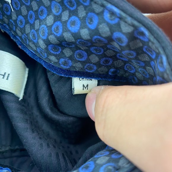 BUGATCHI UOMO Shirt Men Medium M Black Plaid Button Up Long Sleeve Shaped Fit - Picture 4 of 8